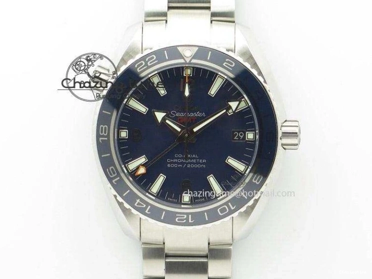 0108 Bright Planet Ocean Professional Rose Gold Liquid Metal V6F 45mm on Black Rubber Strap A 8287